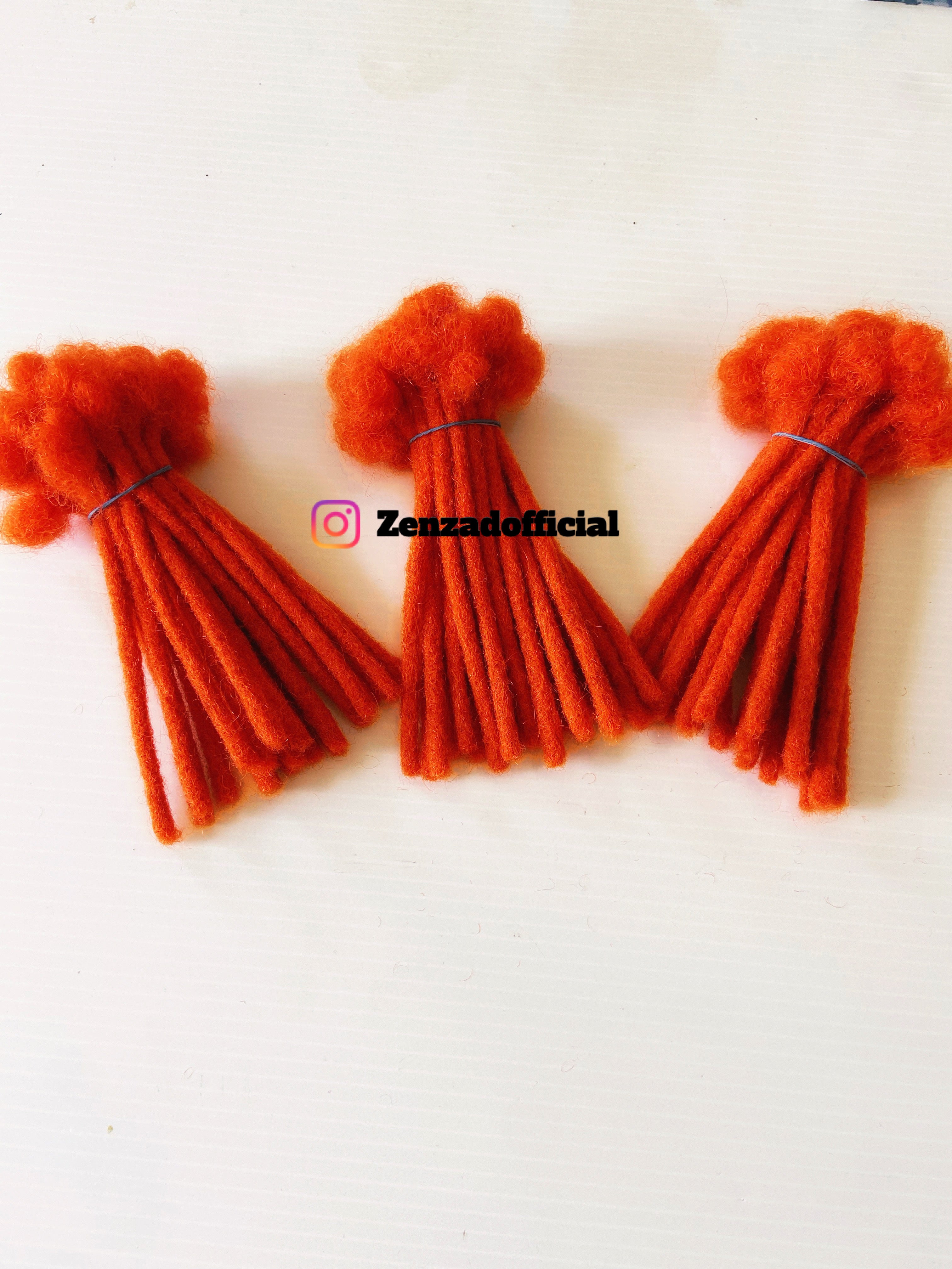 Dreads extension orange