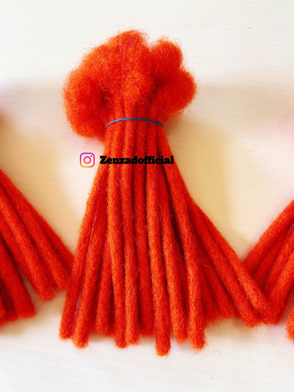 Dreads extension orange