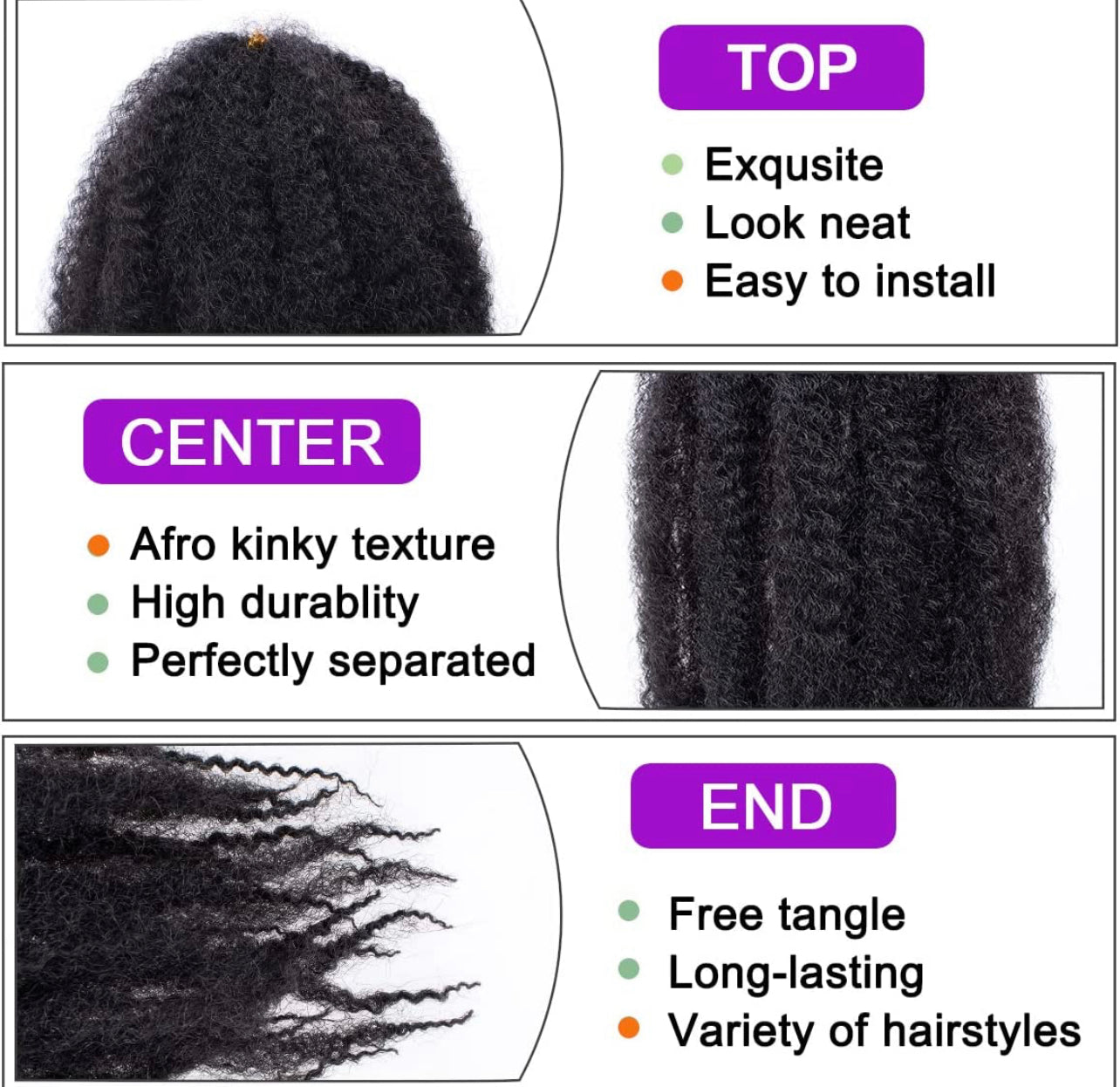 PureLocks Afro twist